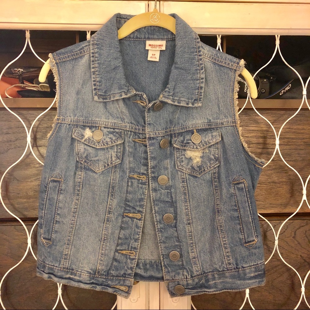 Target Mossimo Supply Co Denim Vest